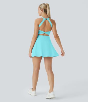 SoftlyZero™ Airy Backless Twisted Cool Touch Dance Active Dress-Easy Peezy Edition