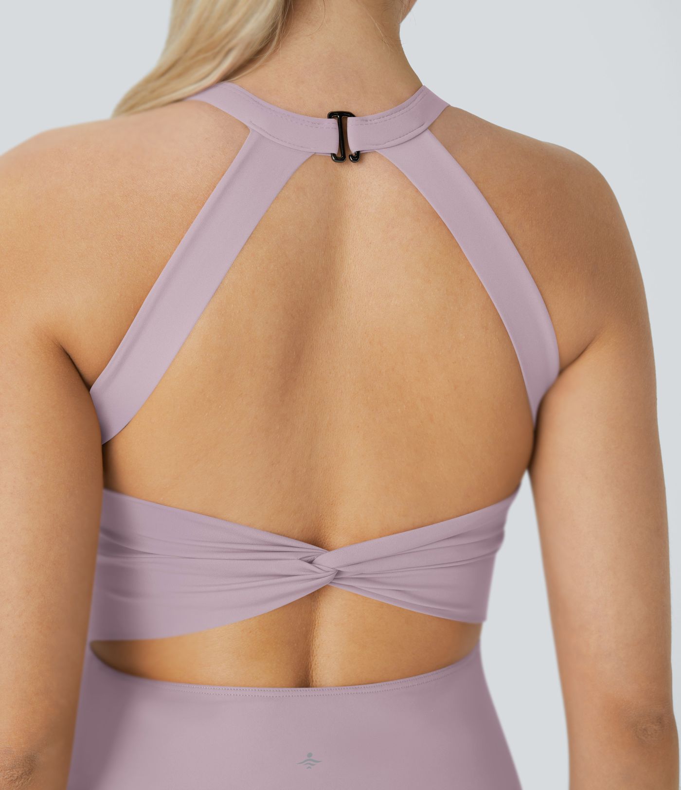 백리스 트위스트 액티브 원피스