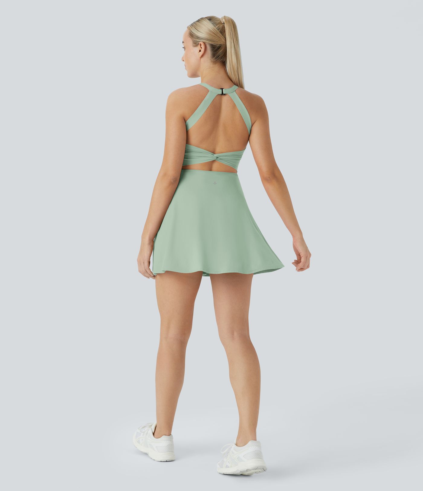 Softlyzero™ Airy Backless Twisted Cool Touch Dance Active Dress-Easy Peezy Edition
