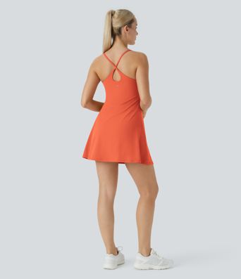 SoftlyZero™ Plush Backless Active Dress A-C Cups
