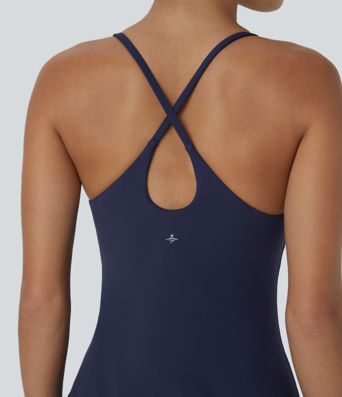 SoftlyZero™ Plush Backless Active Dress A-C Cups