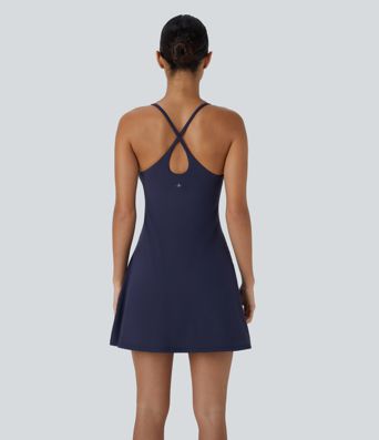 SoftlyZero™ Plush Backless Active Dress A-C Cups