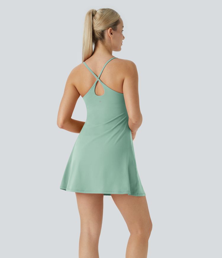 SoftlyZero™ Plush Backless Active Dress