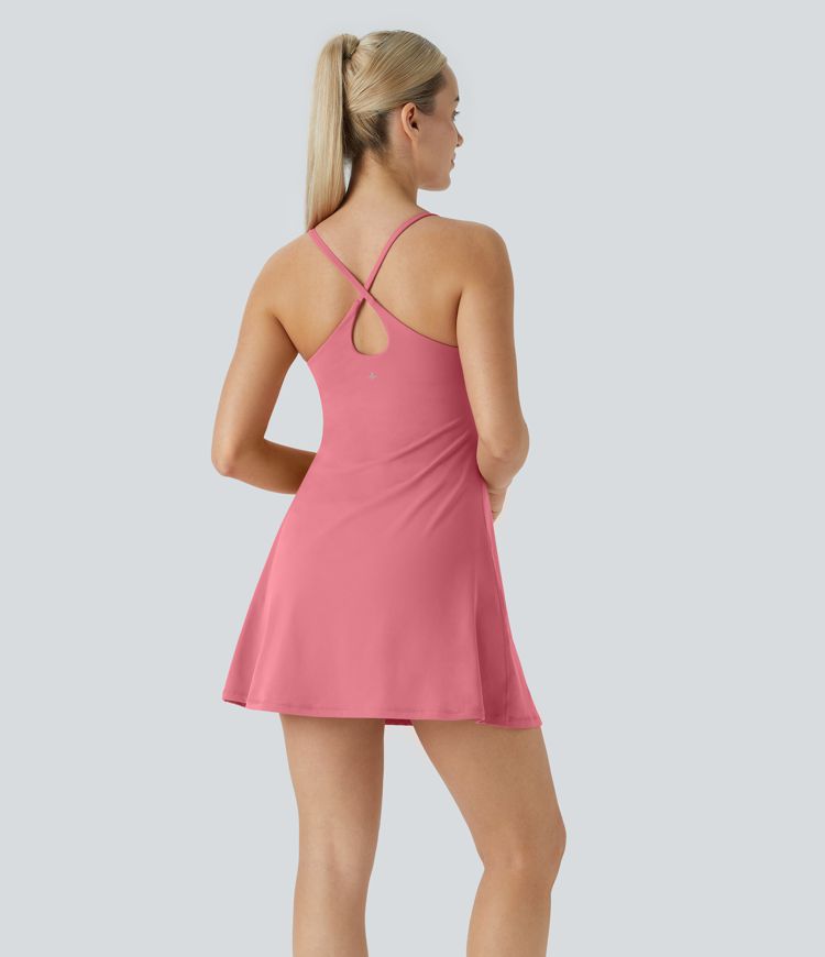SoftlyZero™ Plush Backless Active Dress