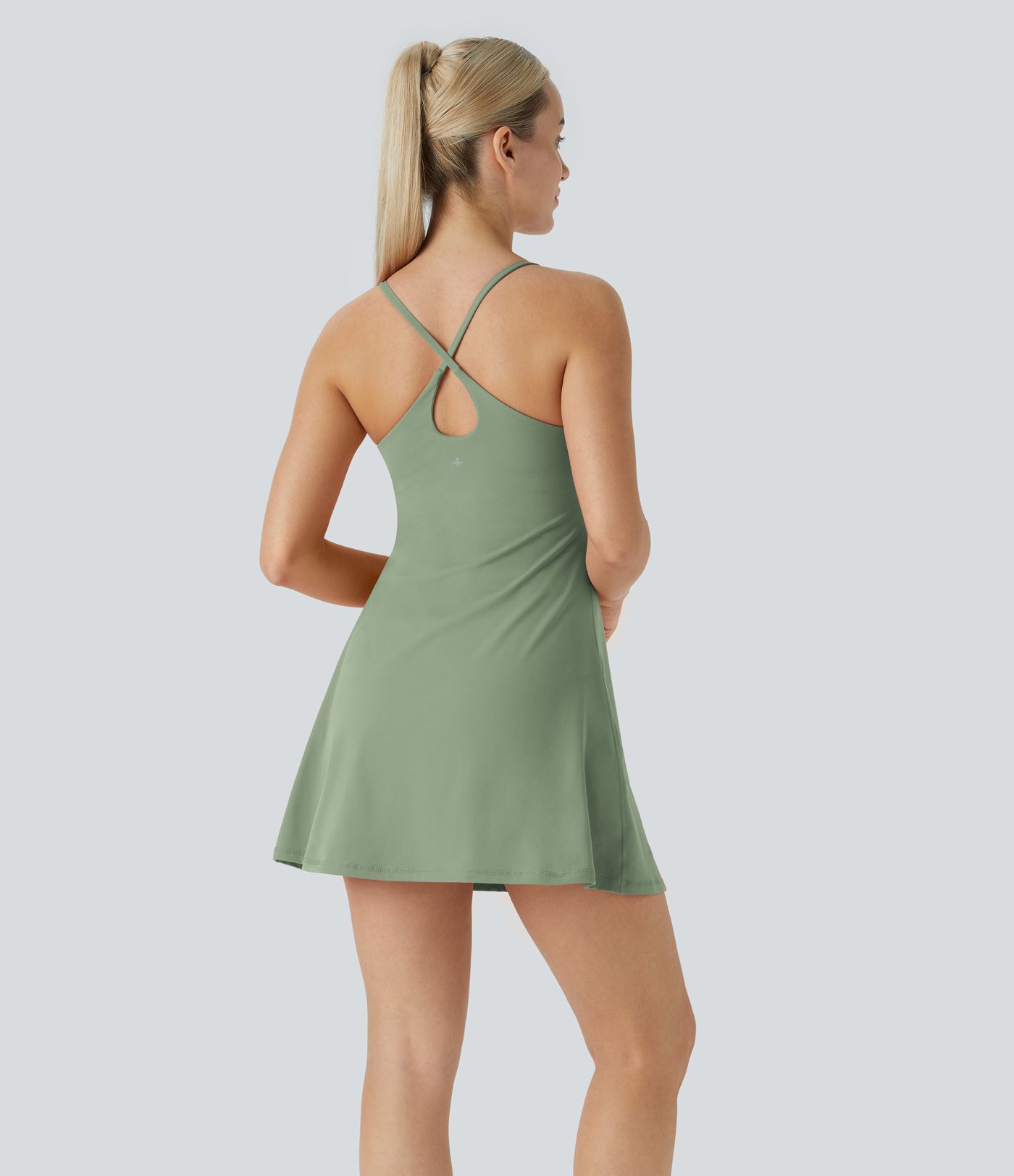 SoftlyZero™ Plush Backless Active Dress A-C Cups