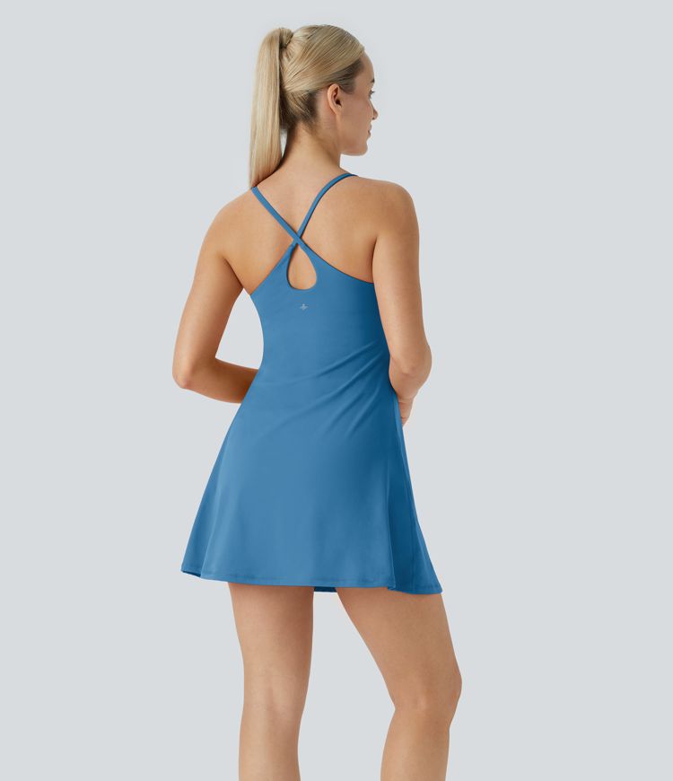 SoftlyZero™ Plush Backless Active Dress