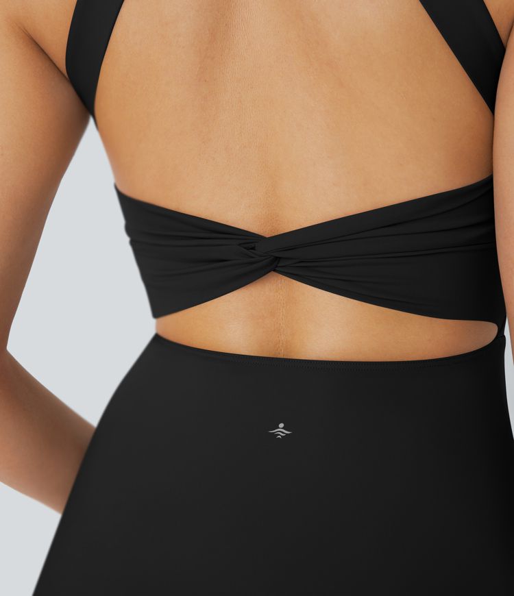 Softlyzero™ Airy Backless Twisted  Dance Tennis Dress-Easy Peezy Edition