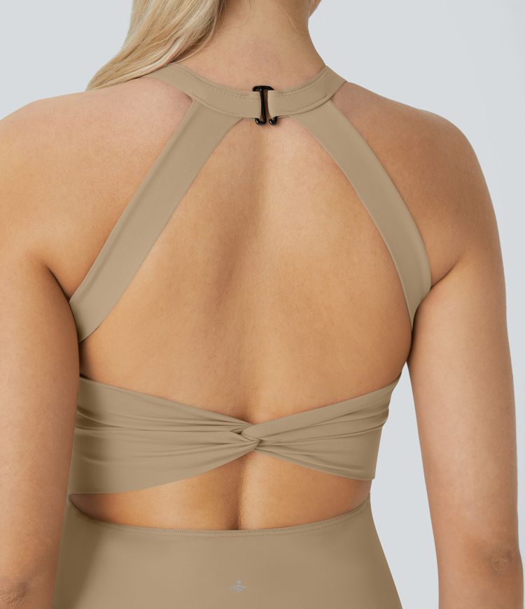 Softlyzero™ Airy Robe Sport Torsadée Dos Nu Édition Easy Peasy