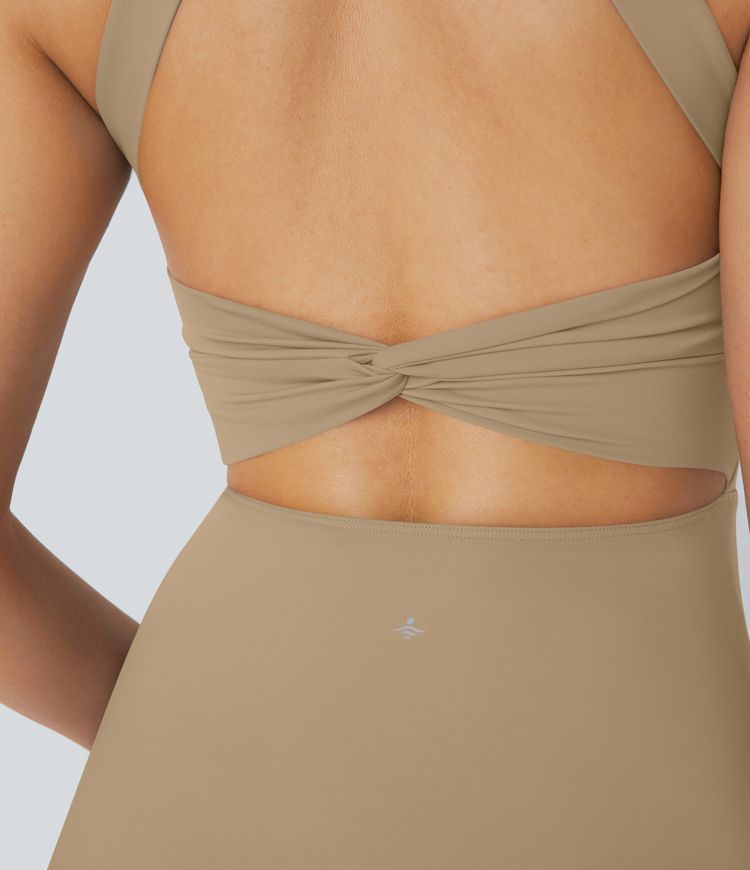 Softlyzero™ Airy Robe Sport Torsadée Dos Nu Édition Easy Peasy