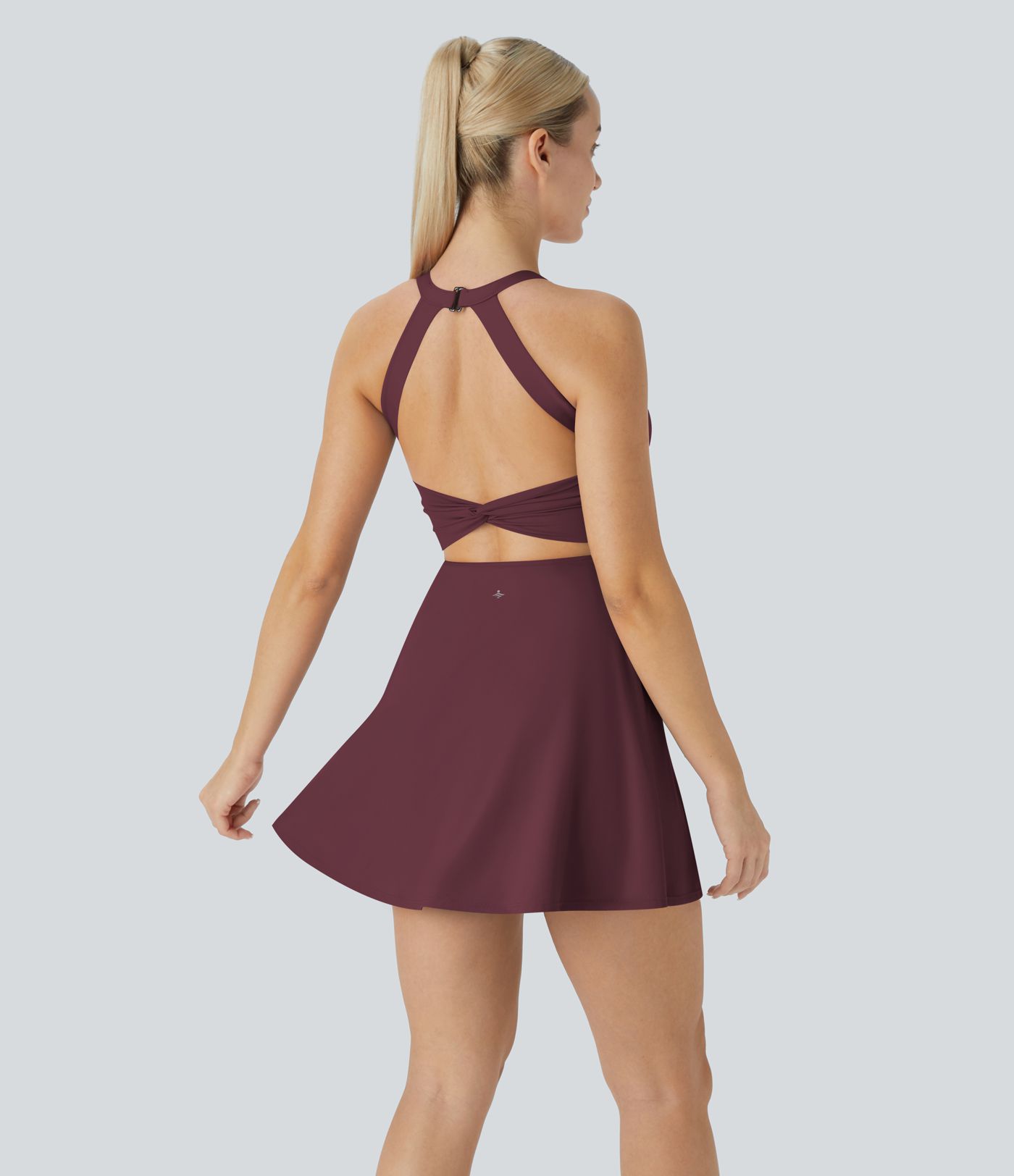Softlyzero™ Airy Backless Twisted Cool Touch Dance Active Dress-Easy Peezy Edition