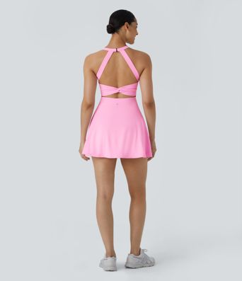 SoftlyZero™ Airy Backless Twisted Cool Touch Dance Active Dress-Easy Peezy Edition