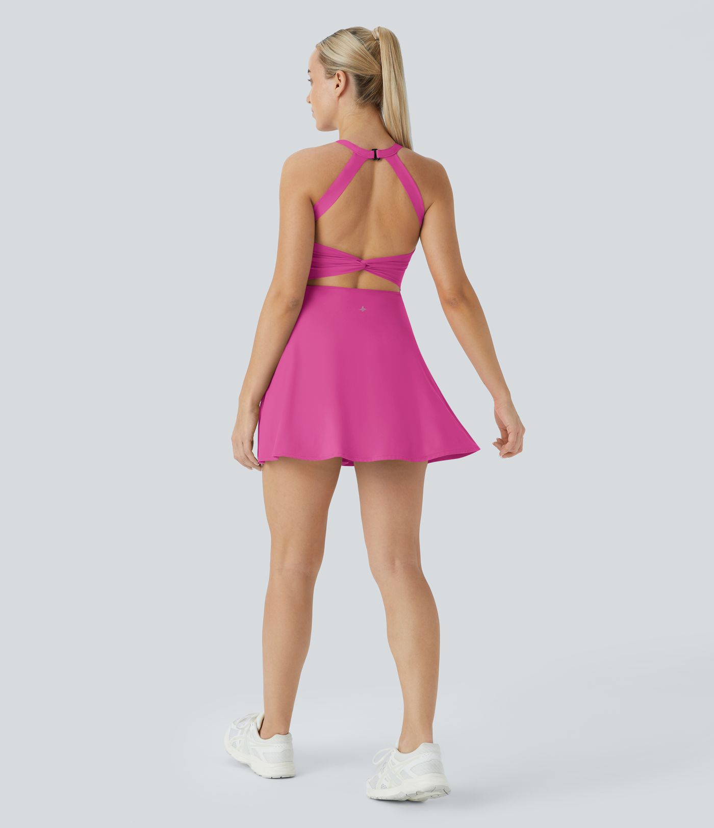 Softlyzero™ Airy Backless Twisted Cool Touch Dance Active Dress-Easy Peezy Edition