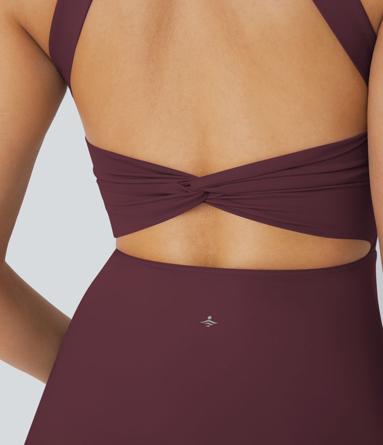 Softlyzero™ Airy Backless Twisted Cool Touch Dance Active Dress-Easy Peezy Edition