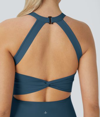 Softlyzero™ Airy Backless Twisted  Dance Tennis Dress-Easy Peezy Edition