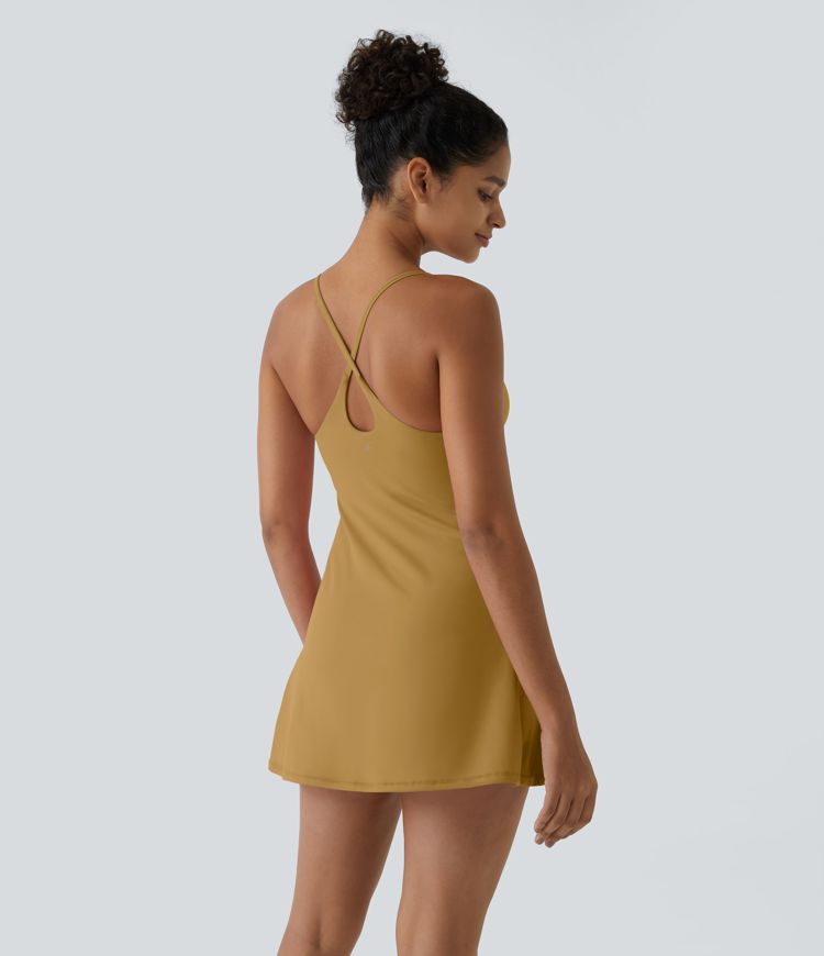 Softlyzero™ Plush Backless Active Dress-Easy Peezy Edition