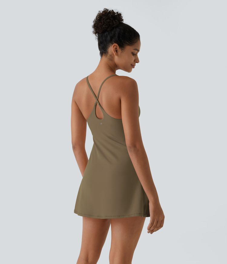 Softlyzero™ Plush Backless Active Dress-Easy Peezy Edition