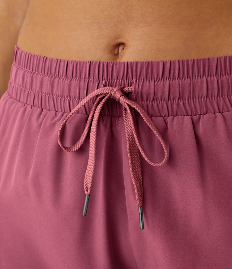 Shorts Running 7,5cm 2 en1 Taille Mi-Haute Cordon de Serrage Empiècement Mesh Contrastant 