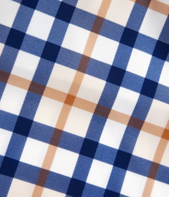 V Neck Plaid Cool Touch Cropped Yoga Tank Top