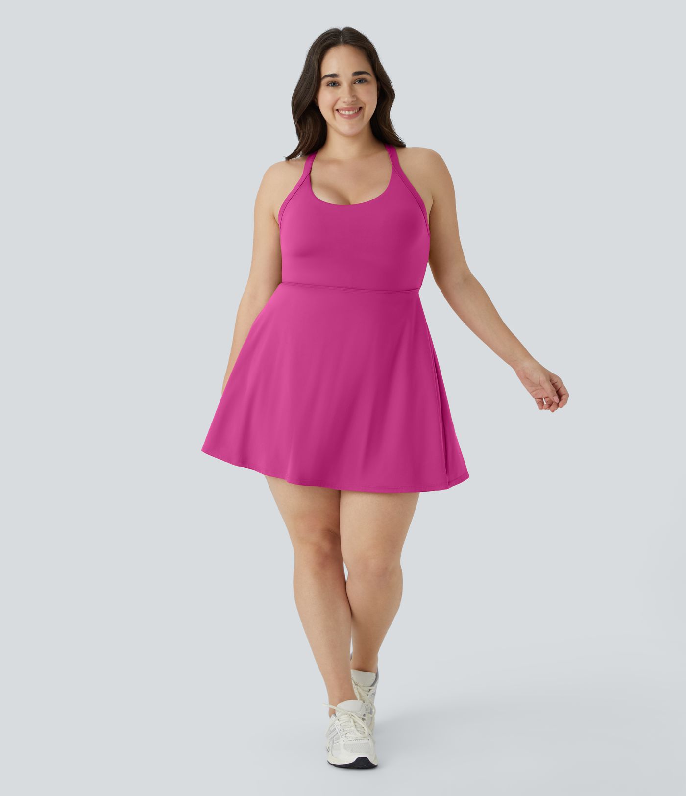 Robe d&#39;exercice 2 en 1 à poches découpées, grande taille - Easy Peezy