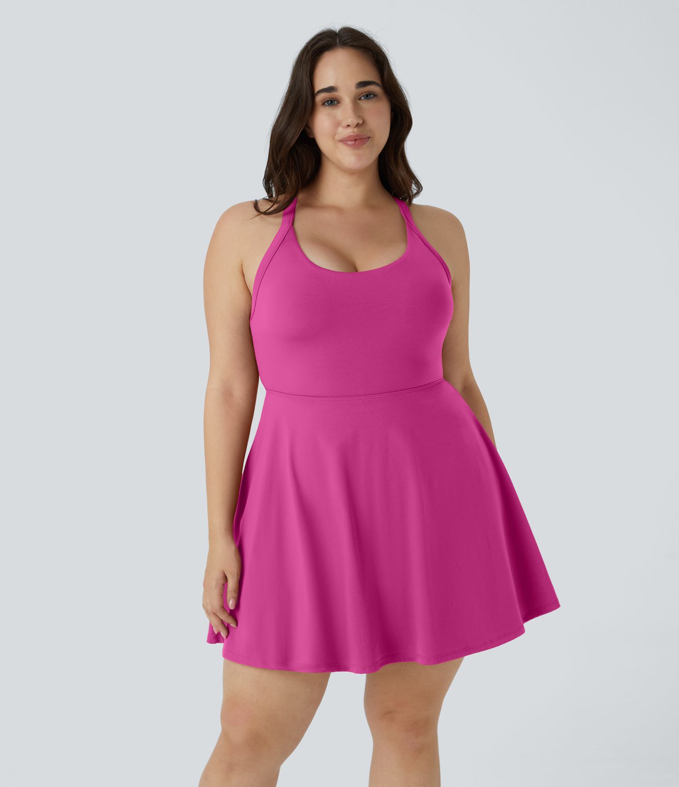 Robe d&#39;exercice 2 en 1 à poches découpées, grande taille - Easy Peezy