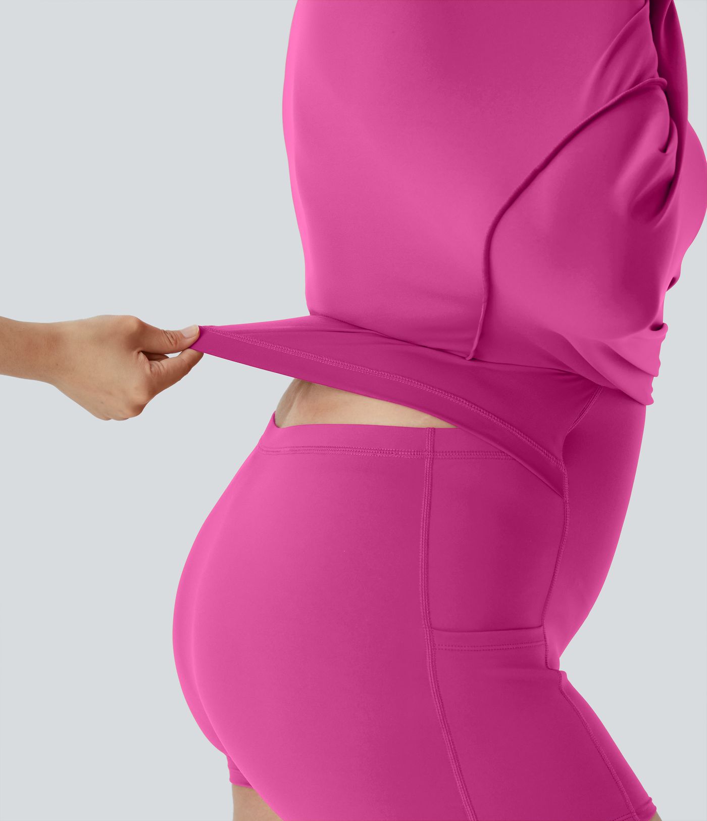 Robe d&#39;exercice 2 en 1 à poches découpées, grande taille - Easy Peezy