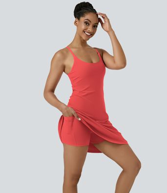 Everyday Softlyzero™ Airy rückenfreies 2-in-1-Aktivitätskleid – Euphoria Air – längeres Kleid und verstellbare Träger-UPF50+