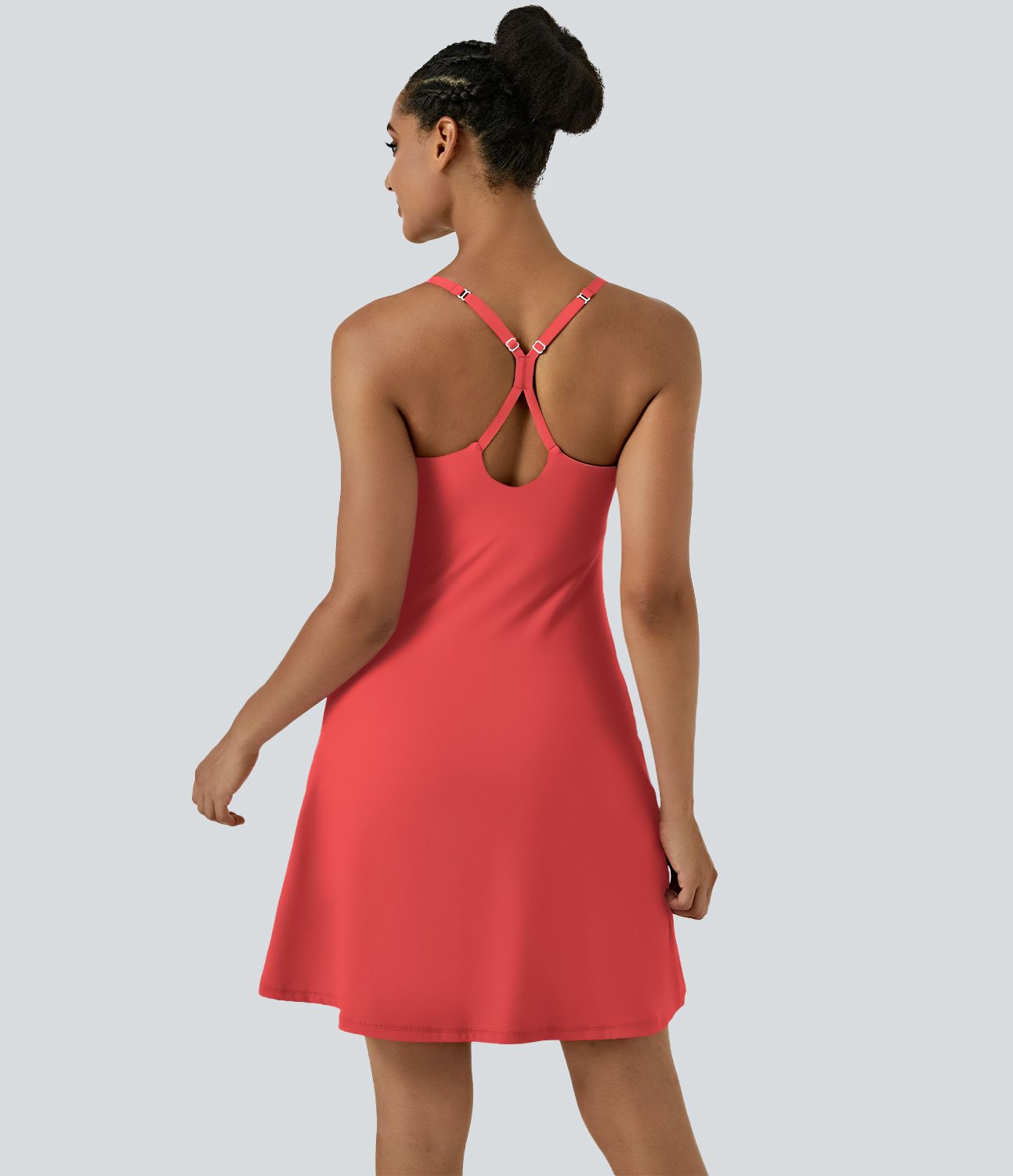 Everyday Softlyzero™ Airy rückenfreies 2-in-1-Aktivitätskleid – Euphoria Air – längeres Kleid und verstellbare Träger-UPF50+