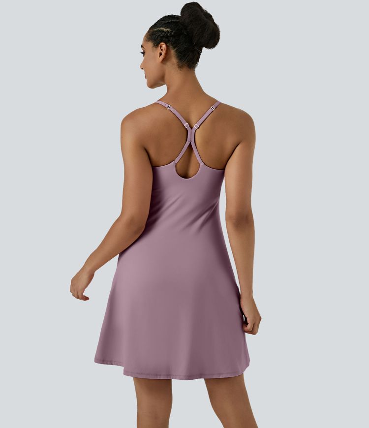 Everyday Softlyzero™ Airy rückenfreies 2-in-1-Aktivitätskleid – Euphoria Air – längeres Kleid und verstellbare Träger