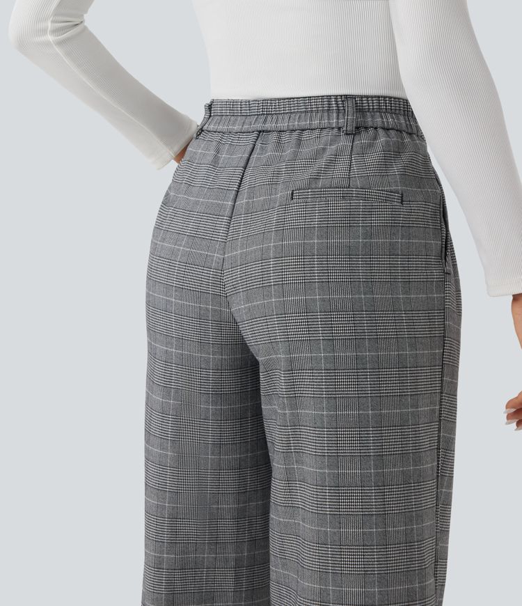 パンツ MEDI HOUNDSTOOTH STRAIGHT PANTS 23764404_52bc96af-586e-47e9-