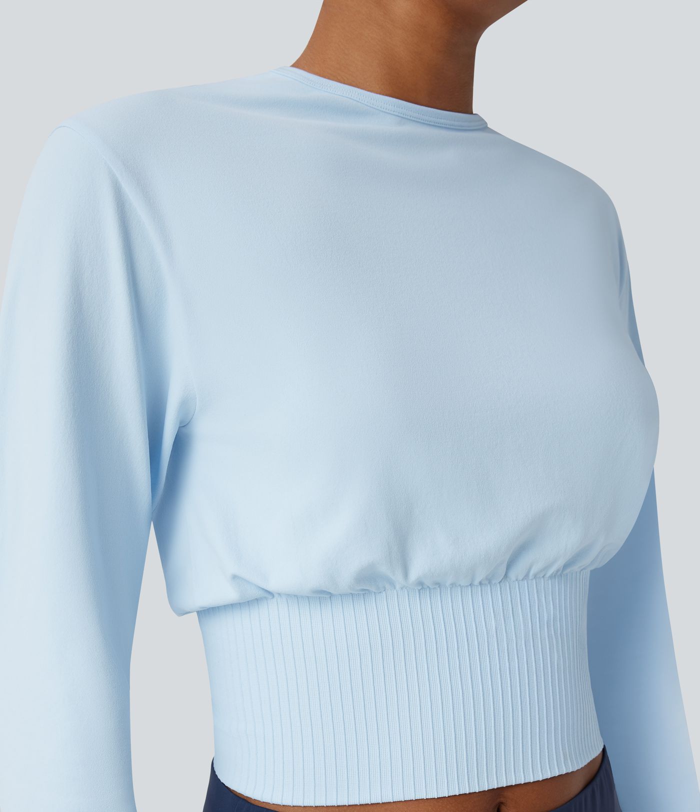 OneForm Seamless Flow Round Neck Long Sleeve Workout Sports Top