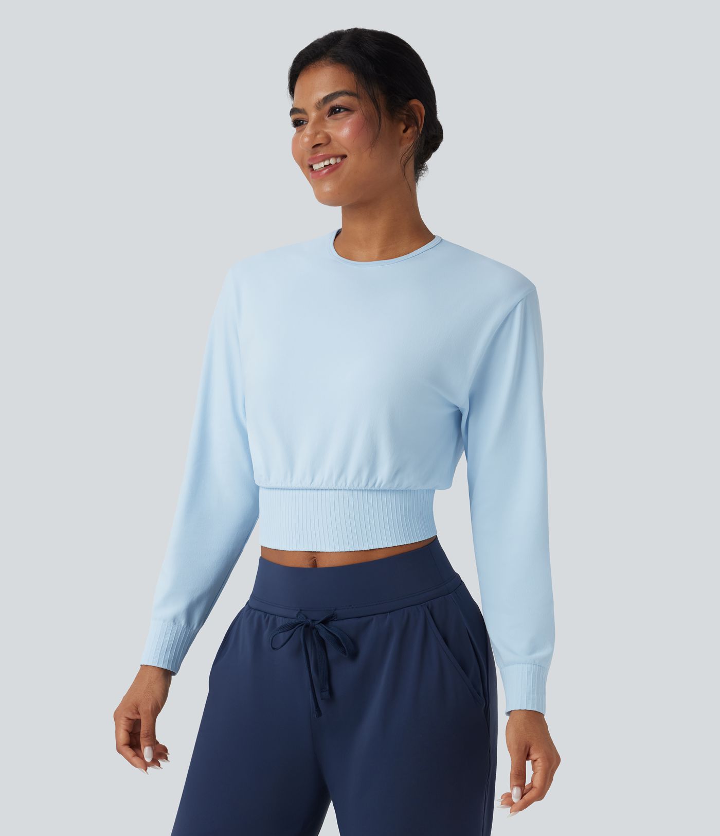 OneForm Seamless Flow Round Neck Long Sleeve Workout Sports Top