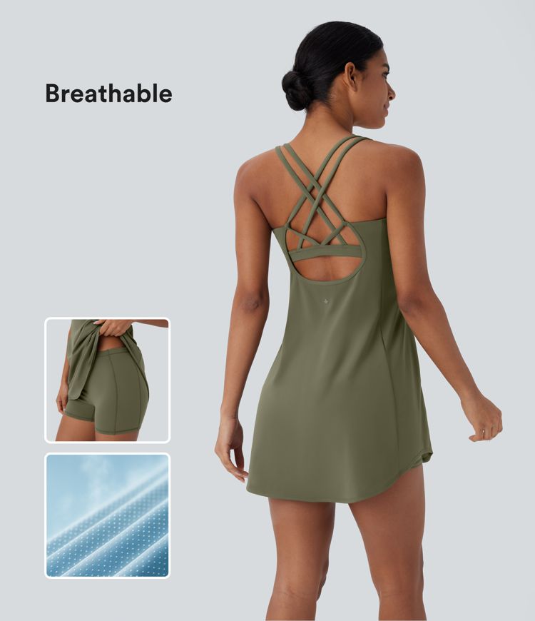 Women's SoftlyZero™ Plush Cut Out Pocket 2-Piece Mini Yoga