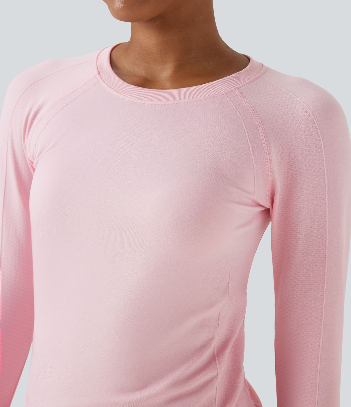 OneForm Seamless Flow Raglan Long Sleeve Thumb Hole Yoga Sports Top