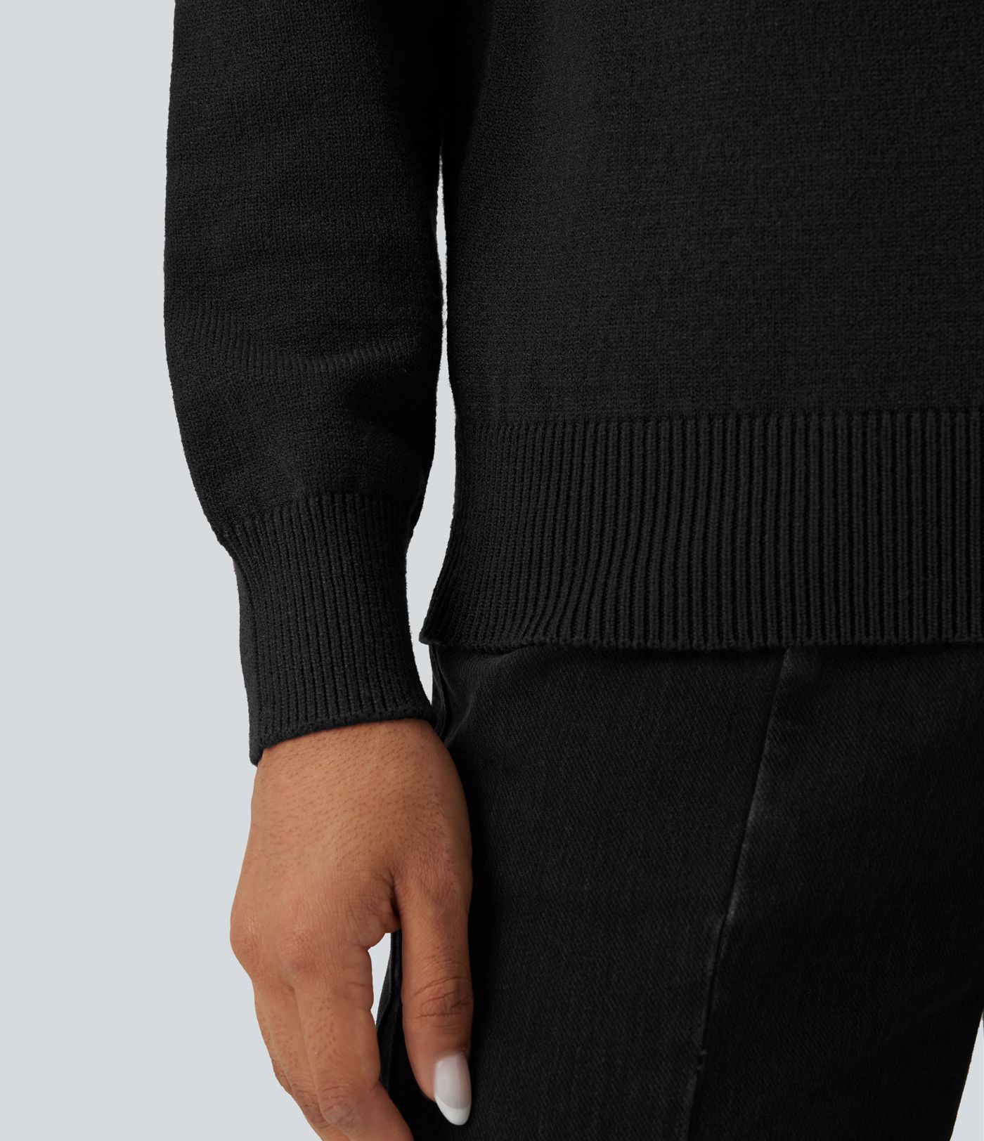 Round Neck Long Sleeve Casual Jumper