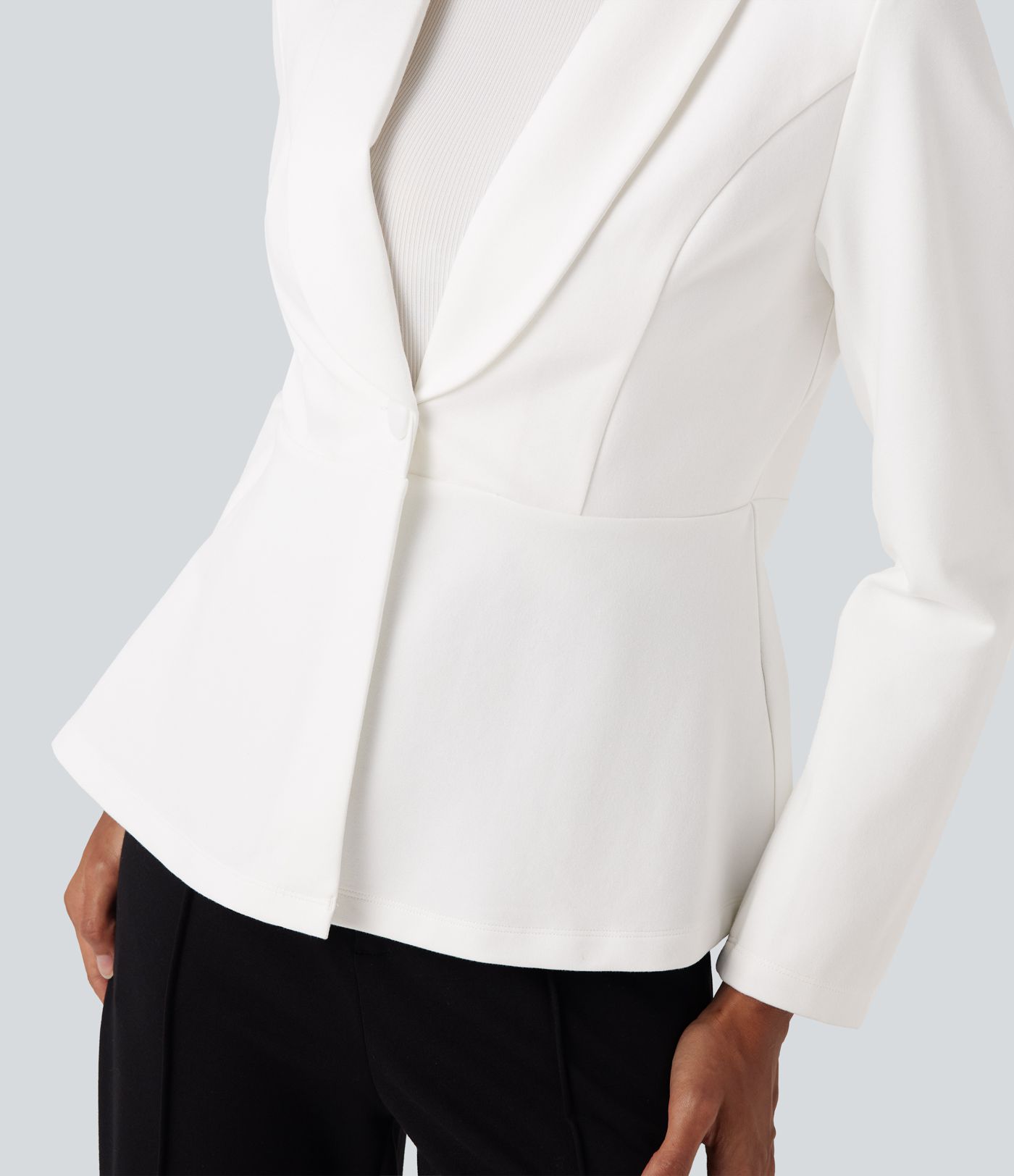 Sjalkrage Långärmad Arbetskavaj