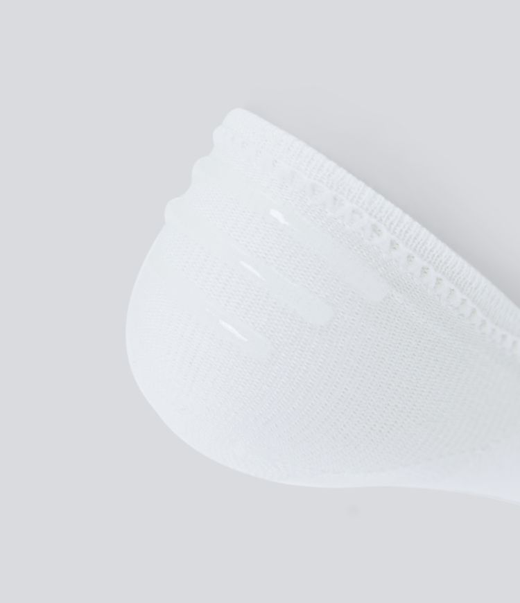 Chaussettes invisibles padel/pickleball lettres Halara