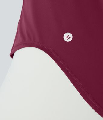 Halara UltraSculpt™ Round Neck Curved Hem Workout Tank Top