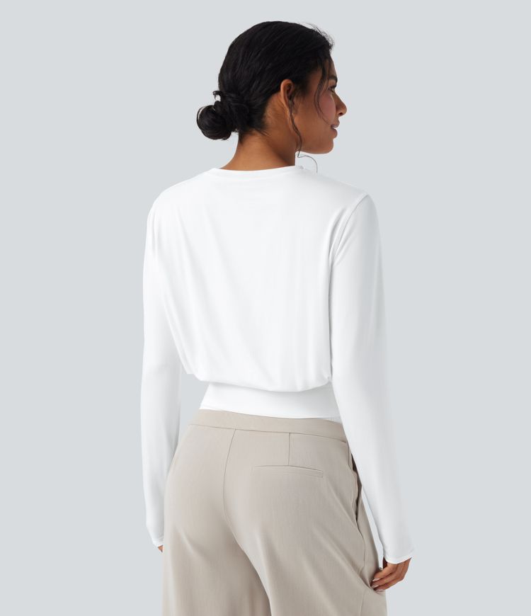 Round Neck Long Sleeve Work T-Shirt