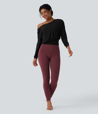 Haut de sport yoga oversize épaules dénudées effet frais InstantCool séchage rapide