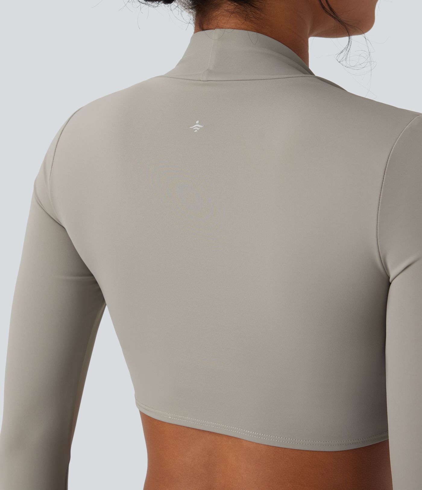 SoftlyZero™ QuickDry Crossover Thumb Hole Cropped Yoga Sports Shrug Top