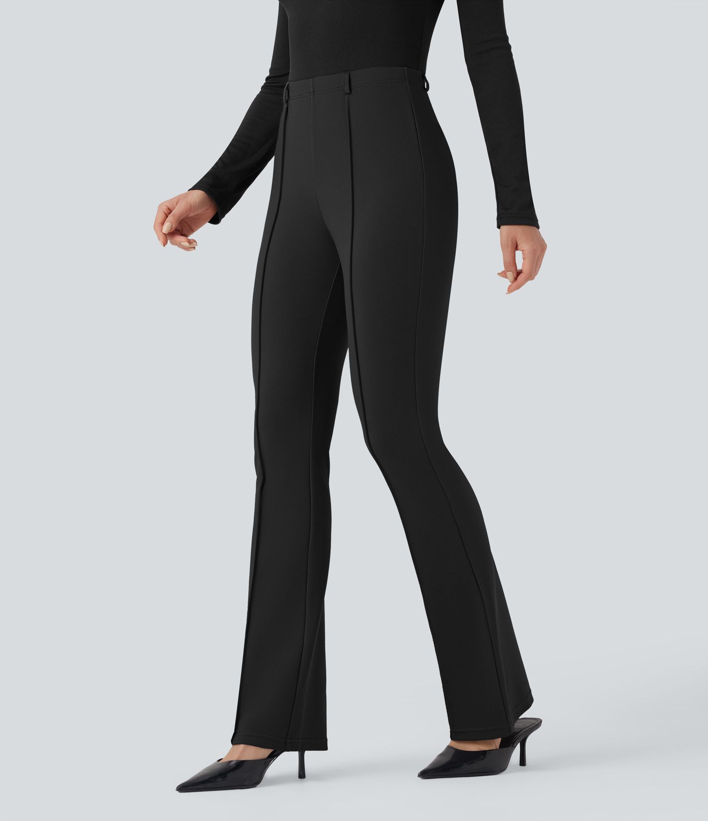 Halara Flex™ Mid Rise Tummy Control Work Bootcut Pants