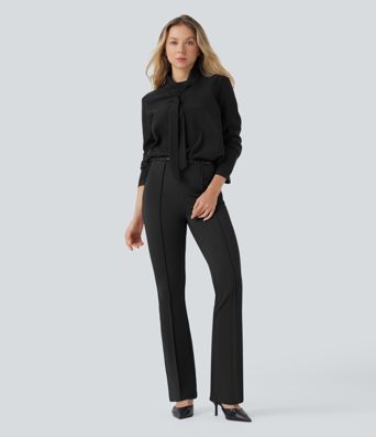 Halara Flex™ Mid Rise Tummy Control Work Bootcut Pants