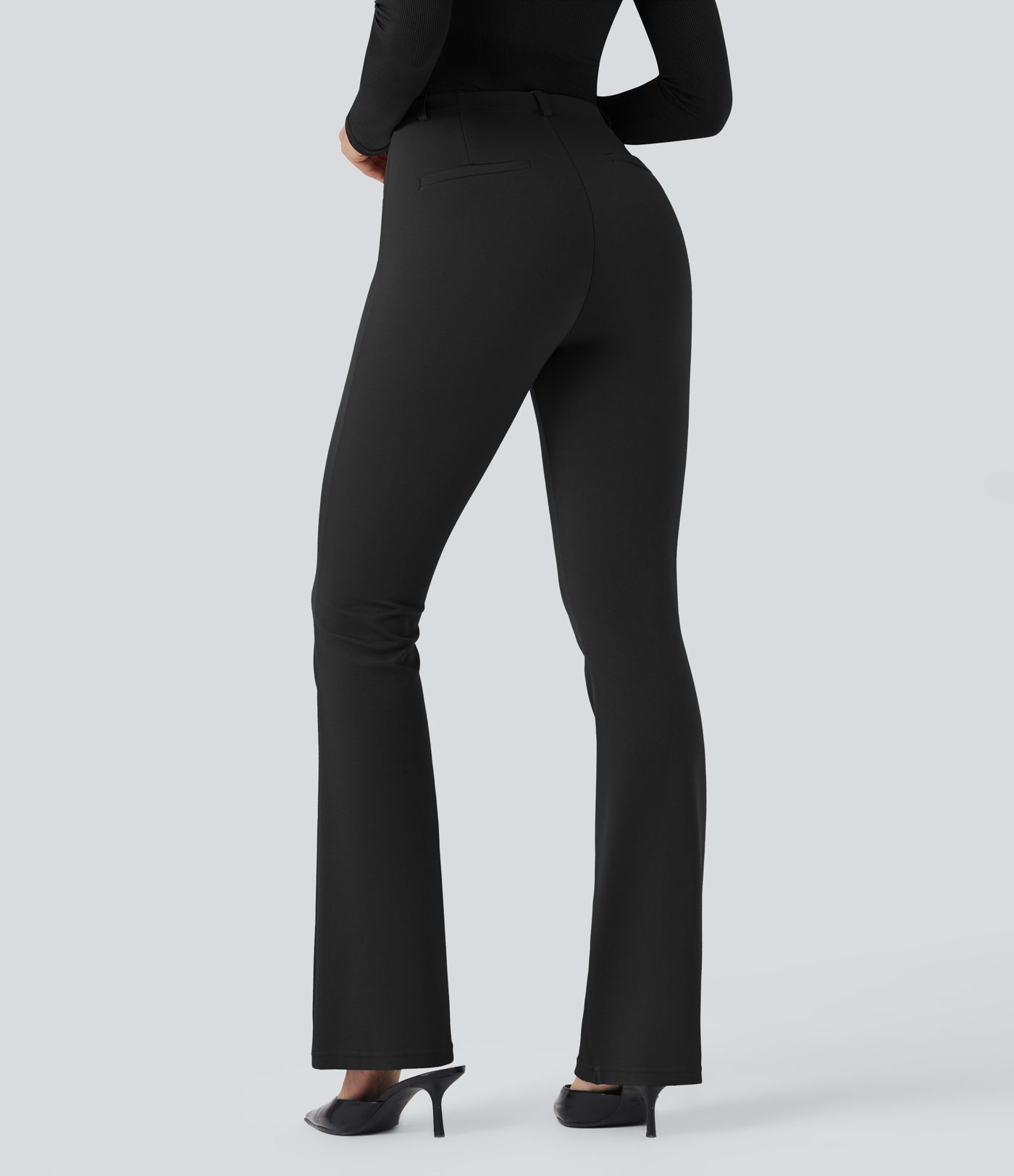 Halara Flex™ Mid Rise Tummy Control Work Bootcut Pants