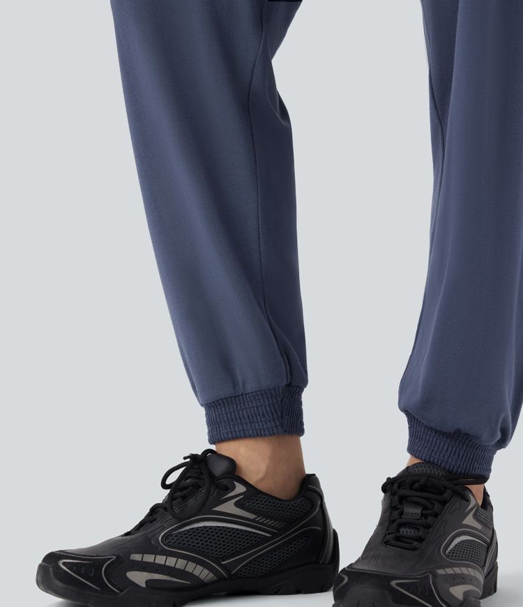 Seamless Flow High Waisted Workout Joggers with Pockets