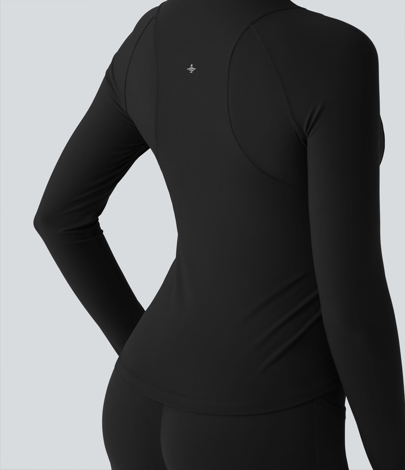 Halara UltraSculpt™ Stand Collar Long Sleeve Thumb Hole Yoga Curvy Jacket with Pockets