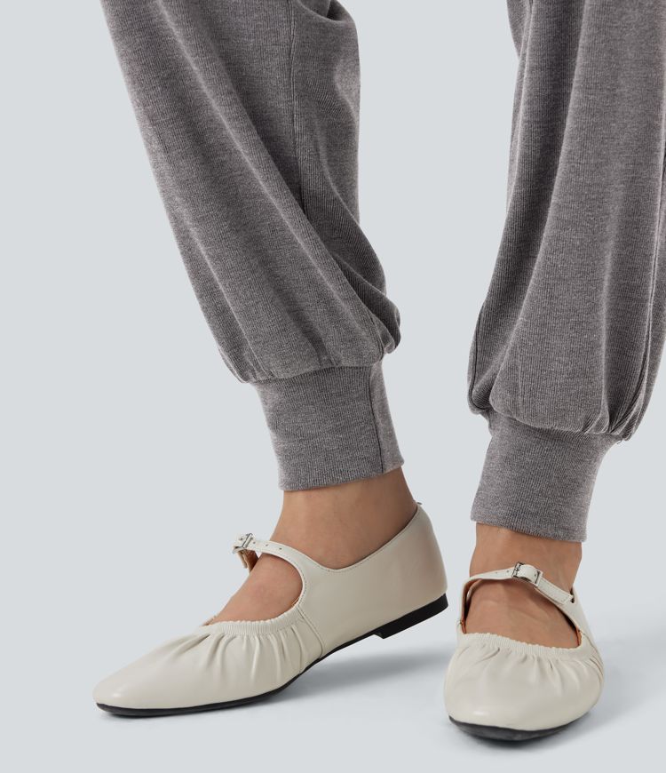 Off-Shoulder Long Sleeve Tie Casual Jumpsuit with Pockets