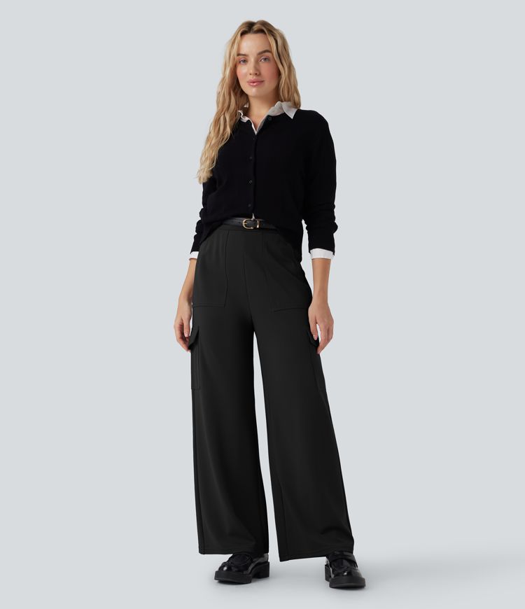 Halara Flex™ High Waisted Straight Leg Cargo Work Pants with Pockets