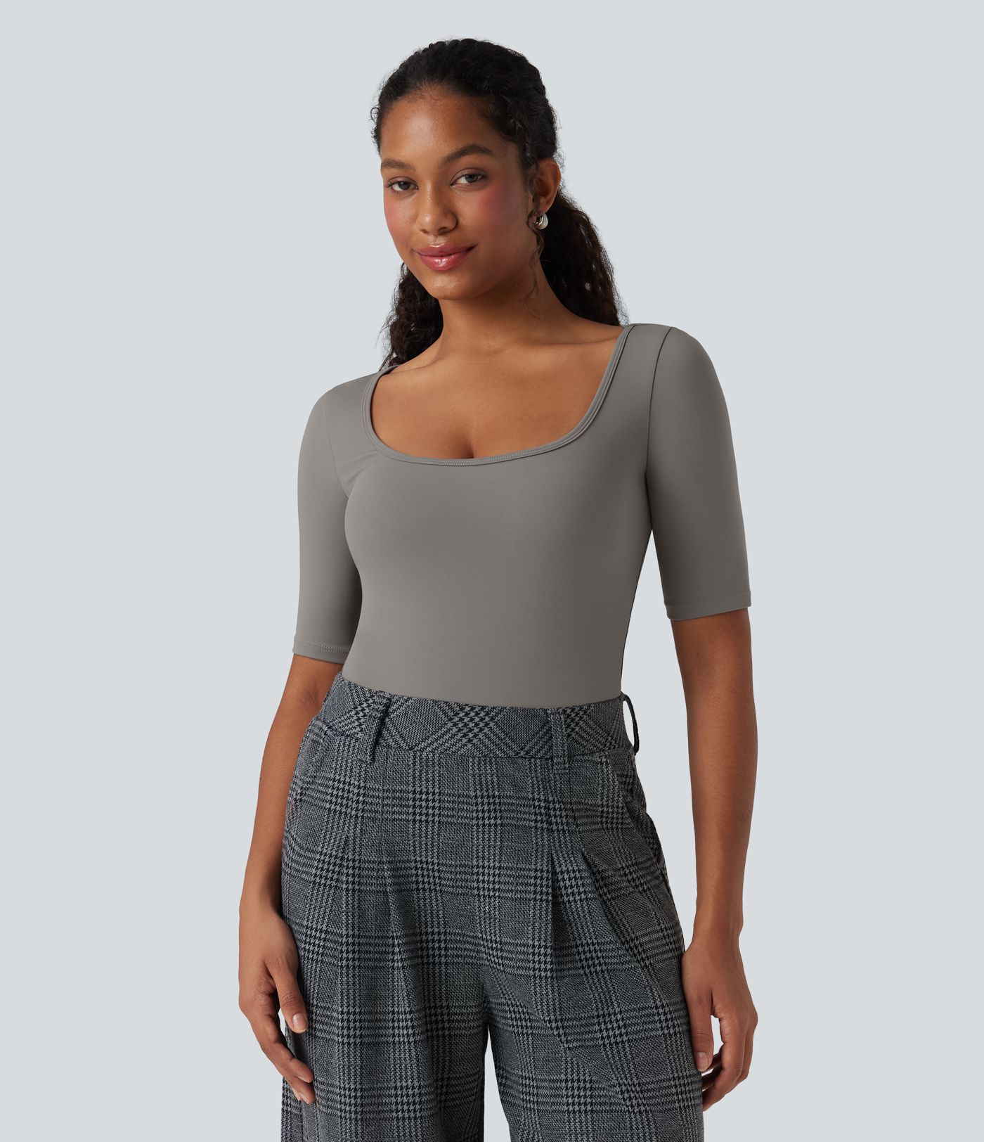 Softlyzero™ Airy - T-Shirt mit Rundhalsausschnitt, kurzen Ärmeln und Cool-Touch