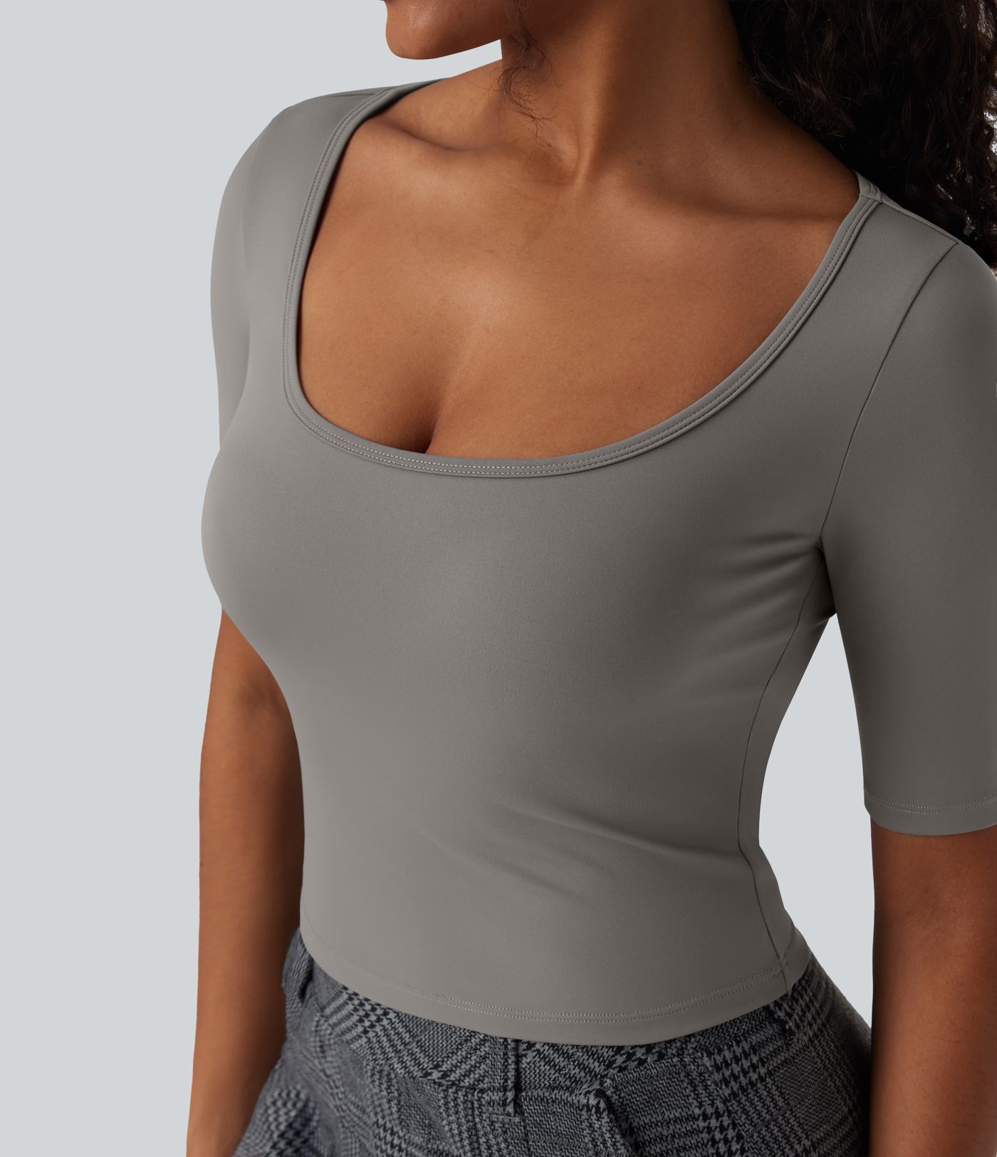 Softlyzero™ Airy - T-Shirt mit Rundhalsausschnitt, kurzen Ärmeln und Cool-Touch