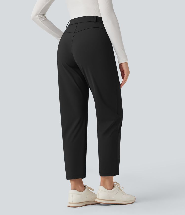 Halara Flex™ Pantalon tailleur fuselé 7/8 taille haute avec poches